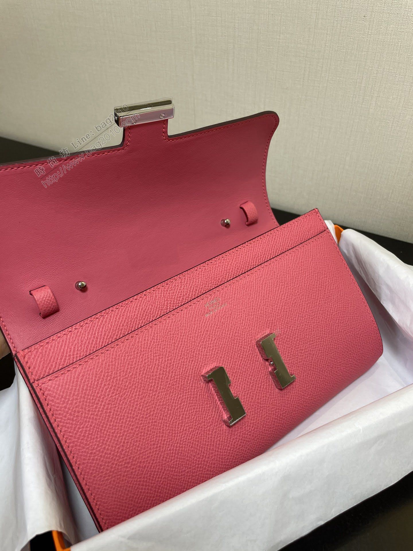 Constance小挎包 to go斜挎包 epsom皮 唇膏粉銀扣 康康斜挎女包  am2171